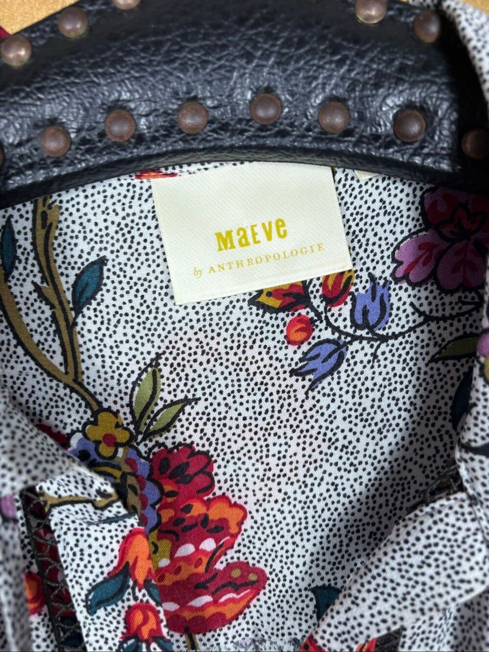 Maeve Anthropologie Janie Flounced Peasant top size 4 - Picture 6 of 8